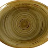 RAK Plat ovale Garnet porcelaine vitrifiée 36 cm stone Spot Sale