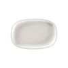 RAK Plat ovale gris porcelaine vitrifiée 23 cm stone Ease Discount