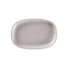 Plat ovale gris porcelaine vitrifiée 23 cm stone Ease - RAK Sale