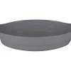 RAK Plat ovale gris porcelaine vitrifiée 45,3x25 cm Chefs Fusion Discount