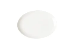 Plat ovale ivoire porcelaine vitrifiée 36x27 cm Nano - RAK Clearance
