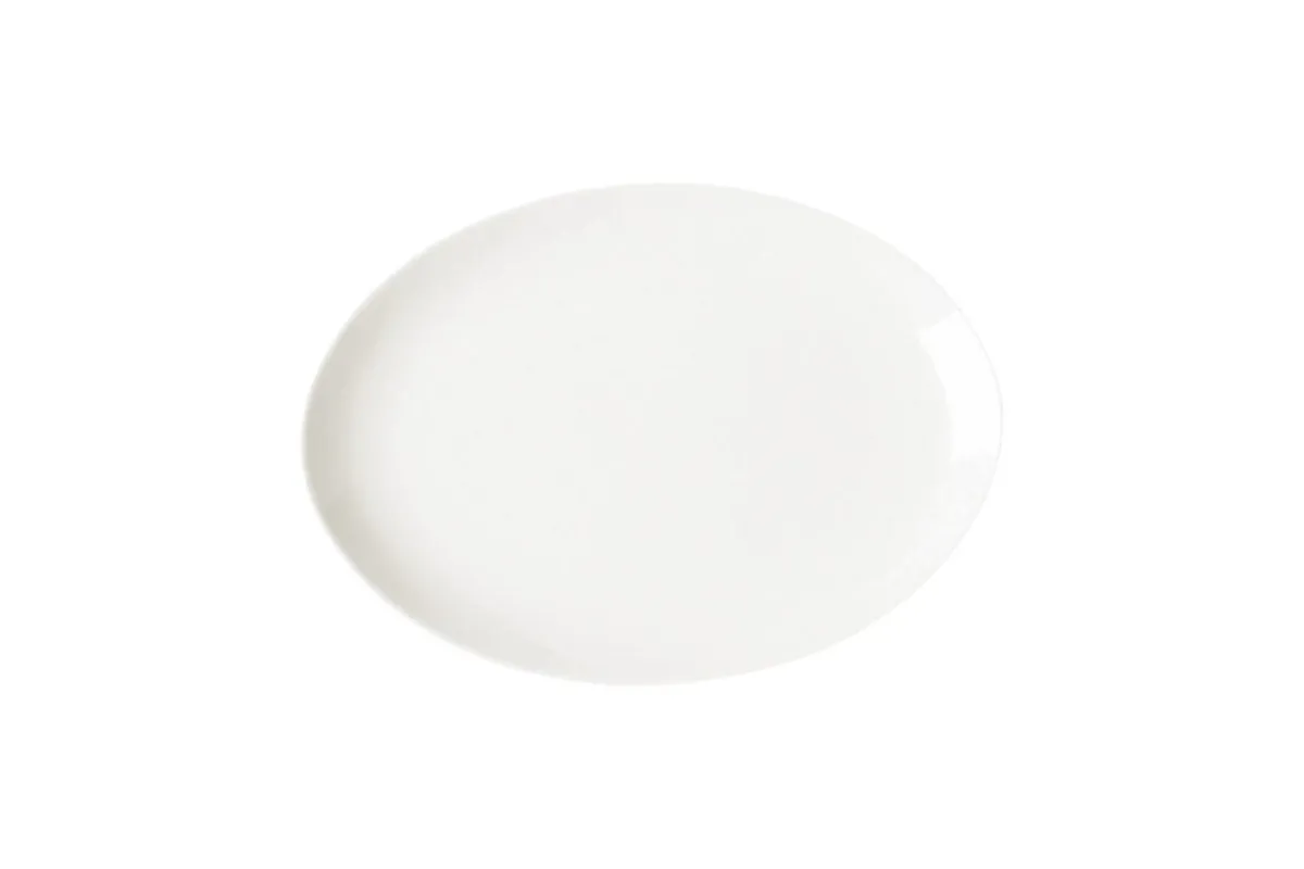 RAK Plat ovale ivoire porcelaine vitrifiée 21x15 cm Nano