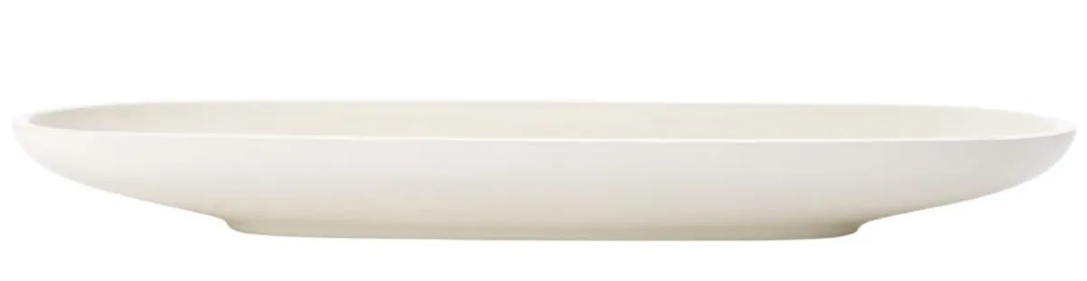 VILLEROY & BOCH Plat ovale ivoire porcelaine vitrifiée 44x14 cm Artesano New