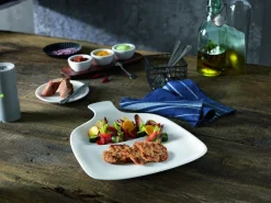 VILLEROY & BOCH Plat ovale ivoire porcelaine vitrifiée 44x14 cm Artesano New