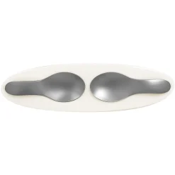RAK Plat ovale ivoire porcelaine vitrifiée 25 cm Picked Hot