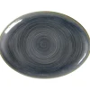 Plat ovale Jade porcelaine vitrifiée 26 cm stone Spot - RAK Hot
