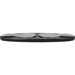 Plat ovale noir porcelaine vitrifiée 25 cm Picked - RAK Online