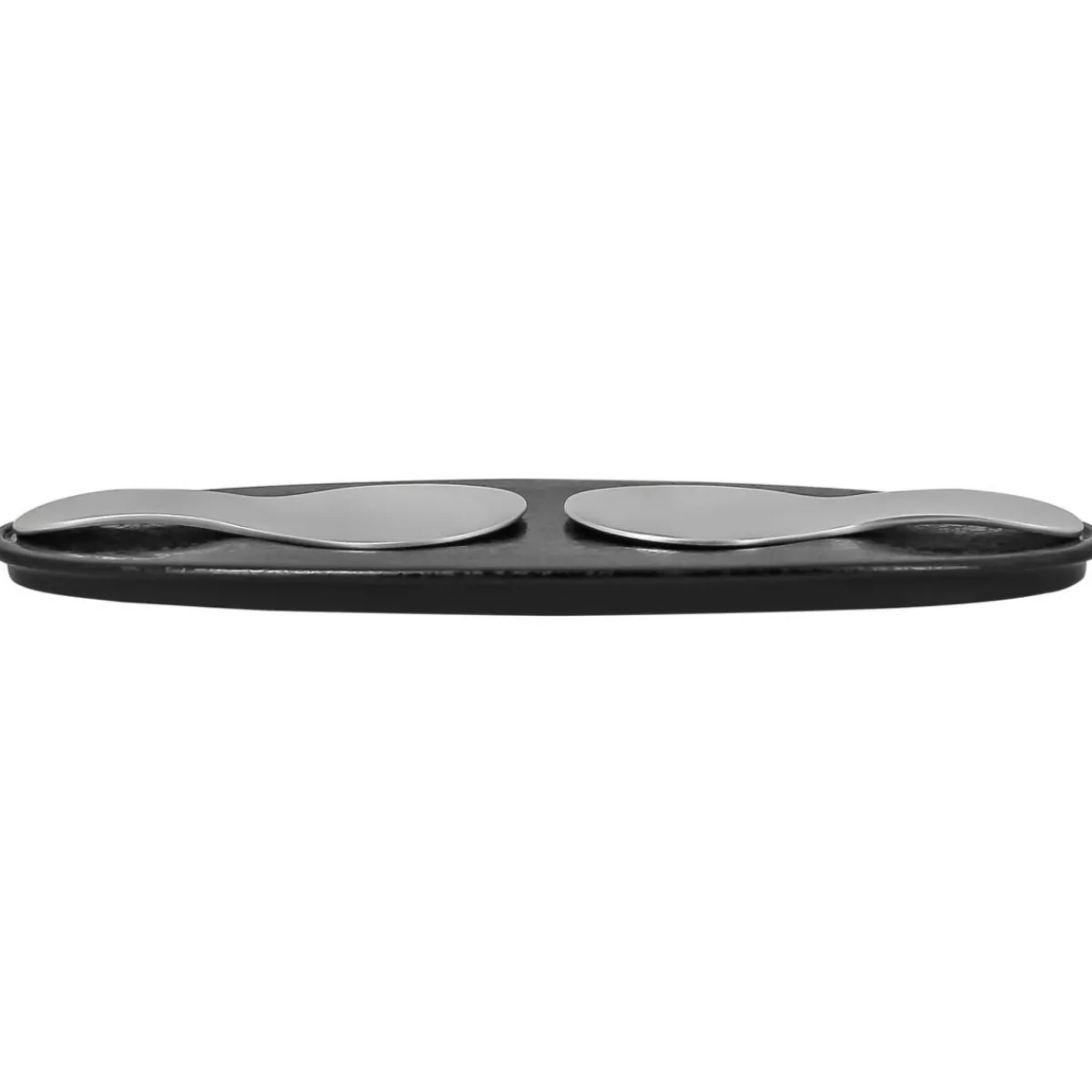 Plat ovale noir porcelaine vitrifiée 25 cm Picked - RAK Online