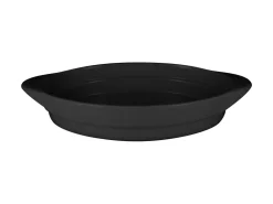 RAK Plat ovale noir porcelaine vitrifiée 37x21 cm Chefs Fusion Best