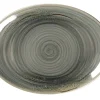 Plat ovale Peridot porcelaine vitrifiée 21 cm stone Spot - RAK New