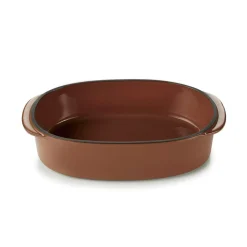 Plat ovale rouge porcelaine culinaire 19 cm Caractère - REVOL Outlet