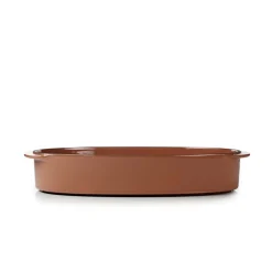 REVOL Plat ovale rouge porcelaine culinaire 34 cm  Caractère Discount