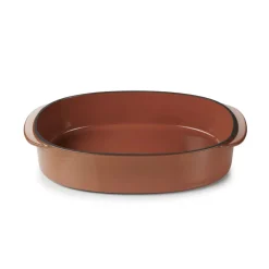 REVOL Plat ovale rouge porcelaine culinaire 26 cm Caractère New