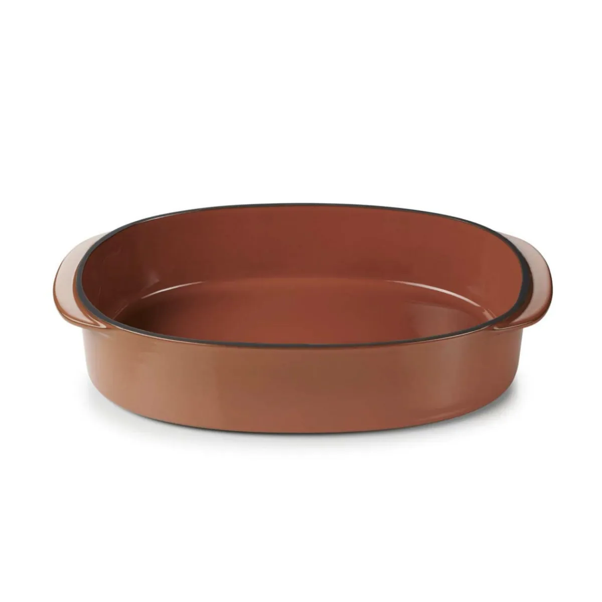 REVOL Plat ovale rouge porcelaine culinaire 26 cm Caractère New