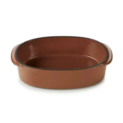 REVOL Plat ovale rouge porcelaine culinaire 16 cm Caractère