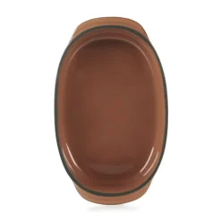 REVOL Plat ovale rouge porcelaine culinaire 16 cm  Caractère