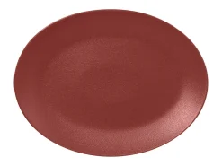 RAK Plat ovale rouge porcelaine vitrifiée 36 cm Neo Fusion Online