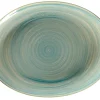 RAK Plat ovale Saphire porcelaine vitrifiée 36 cm stone Spot New