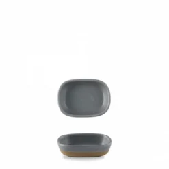 Plat à partager rectangulaire gris porcelaine vitrifiée 12 cm Emerge Seatle - CHURCHILL Sale
