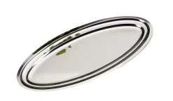 Plat à poisson ovale inox 18/0 60 cm - AMEFA Online