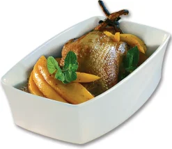Plat porcelaine culinaire blanc 28x18,5x6 cm 175 cl Alexandrie - REVOL New