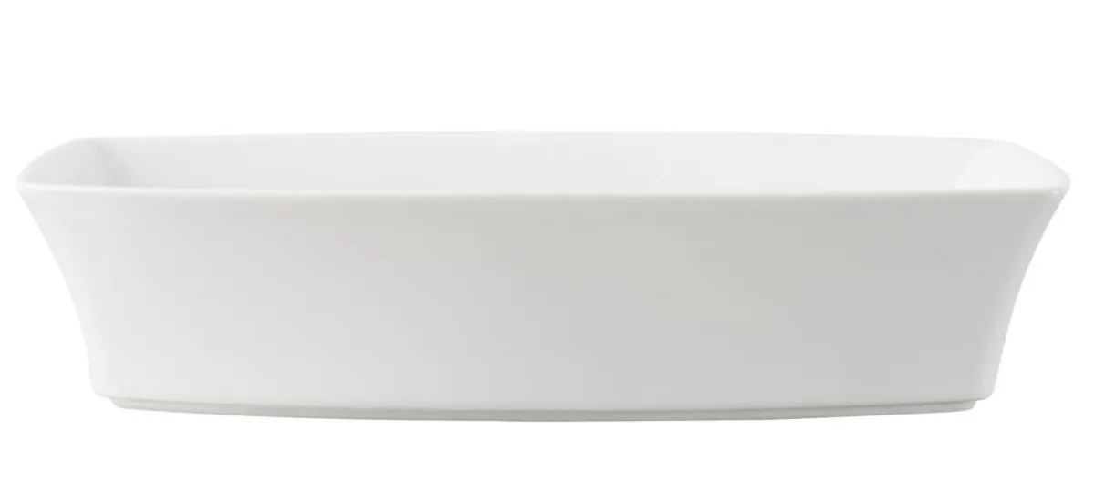 REVOL Plat porcelaine culinaire blanc 38,5x25x7 cm 400 cl Alexandrie Clearance
