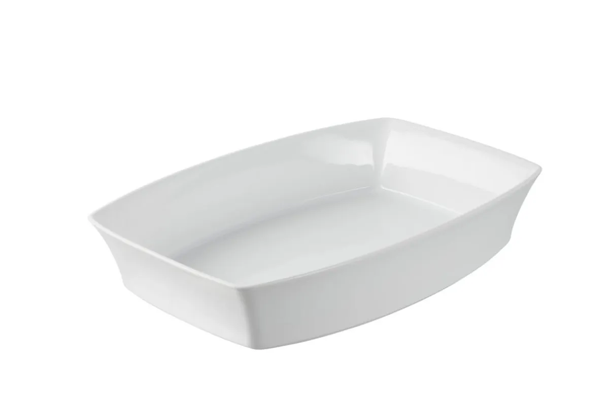 REVOL Plat porcelaine culinaire blanc 38,5x25x7 cm 400 cl Alexandrie Clearance