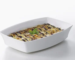 REVOL Plat porcelaine culinaire blanc 38,5x25x7 cm 400 cl Alexandrie Clearance