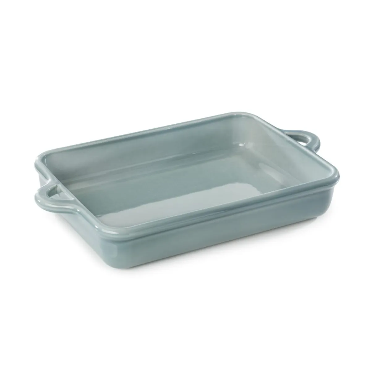 REVOL Plat pour induction rectangulaire Gris nuage porcelaine culinaire 34x25 cm Bombance Best