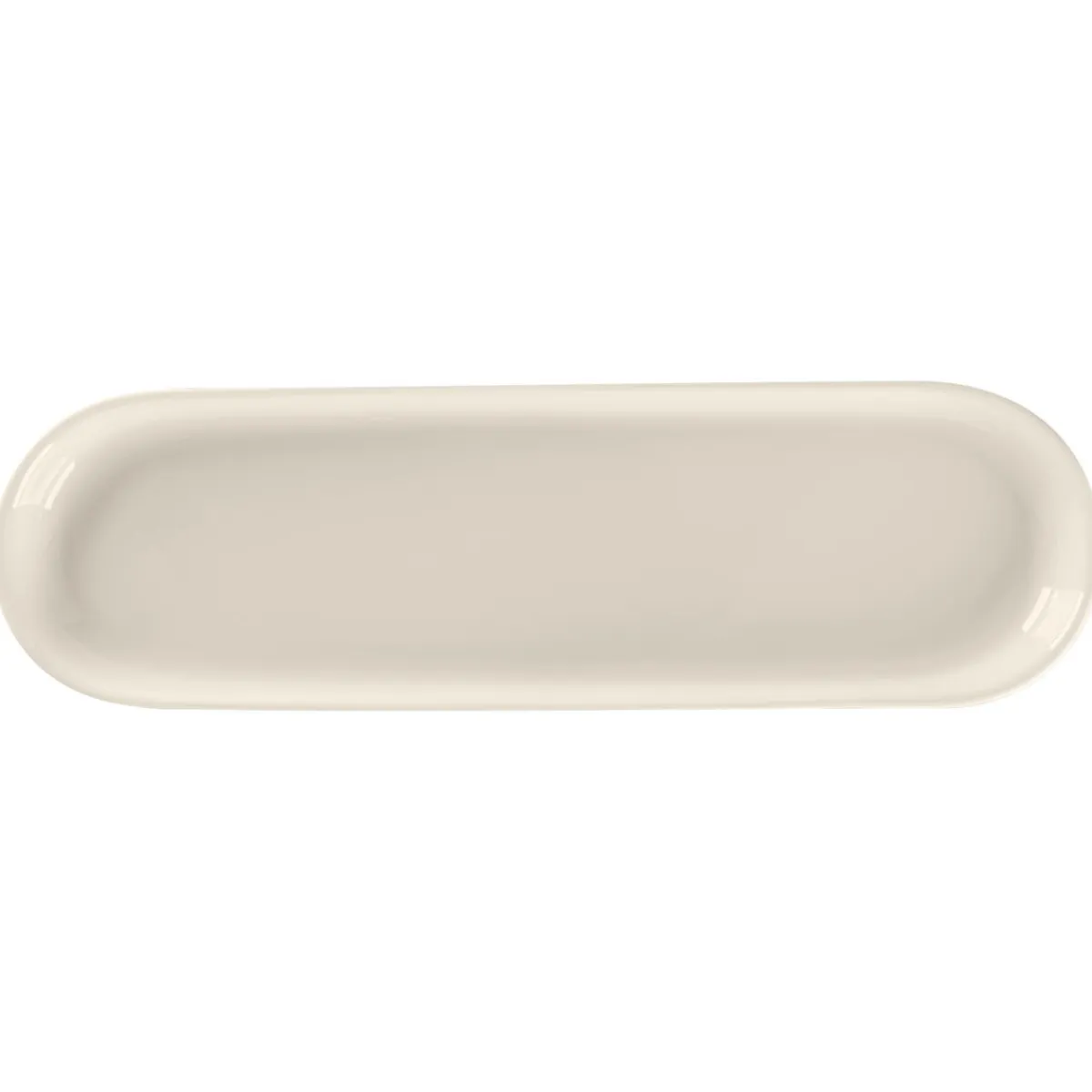 Plat rectangulaire blanc porcelaine bone china 40 cm Bravura - RAK Outlet