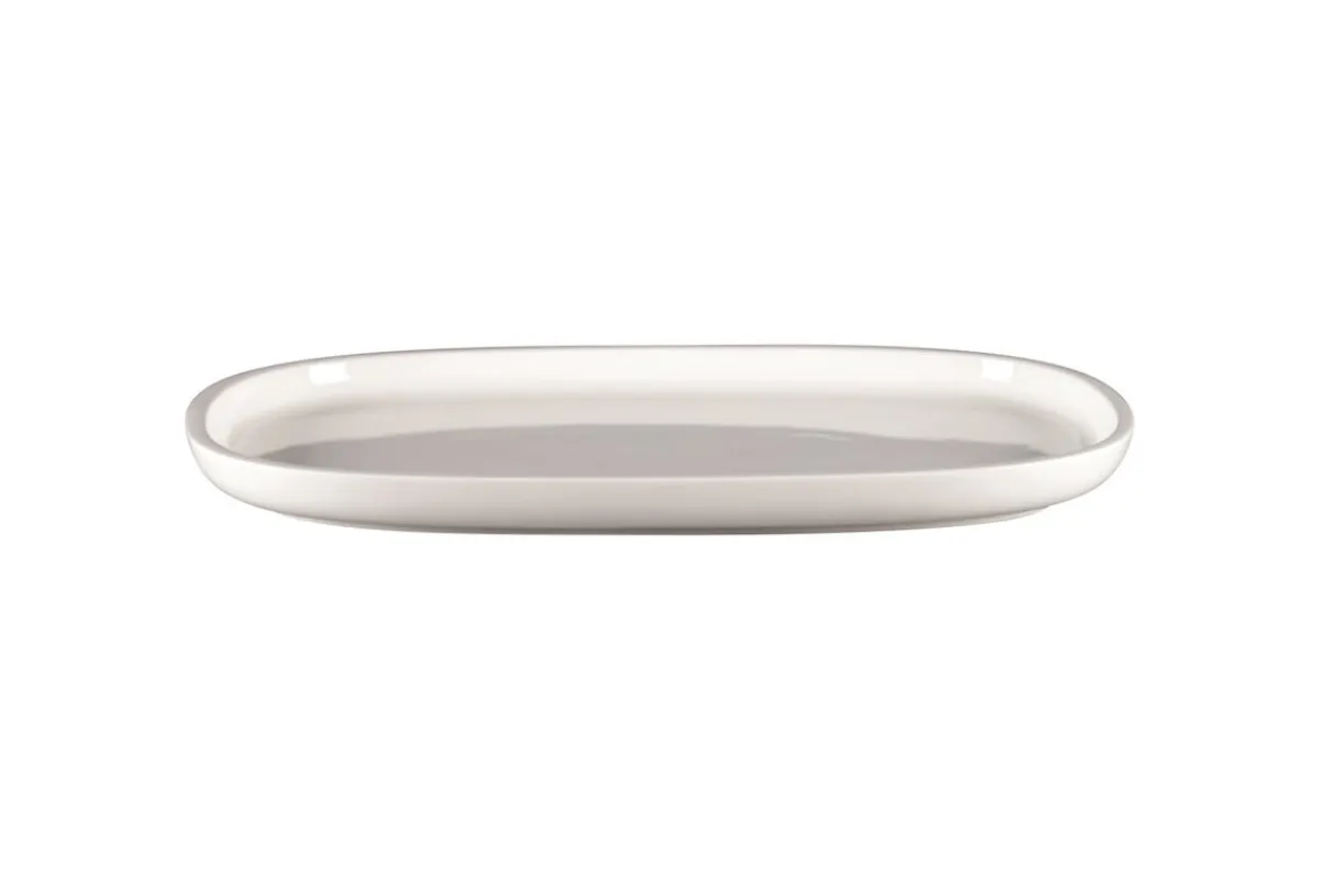 RAK Plat rectangulaire blanc porcelaine vitrifiée 33,2 cm stone Ease Clearance