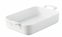 Plat rectangulaire blanc porcelaine culinaire 16x11 cm Belle Cuisine - REVOL Online