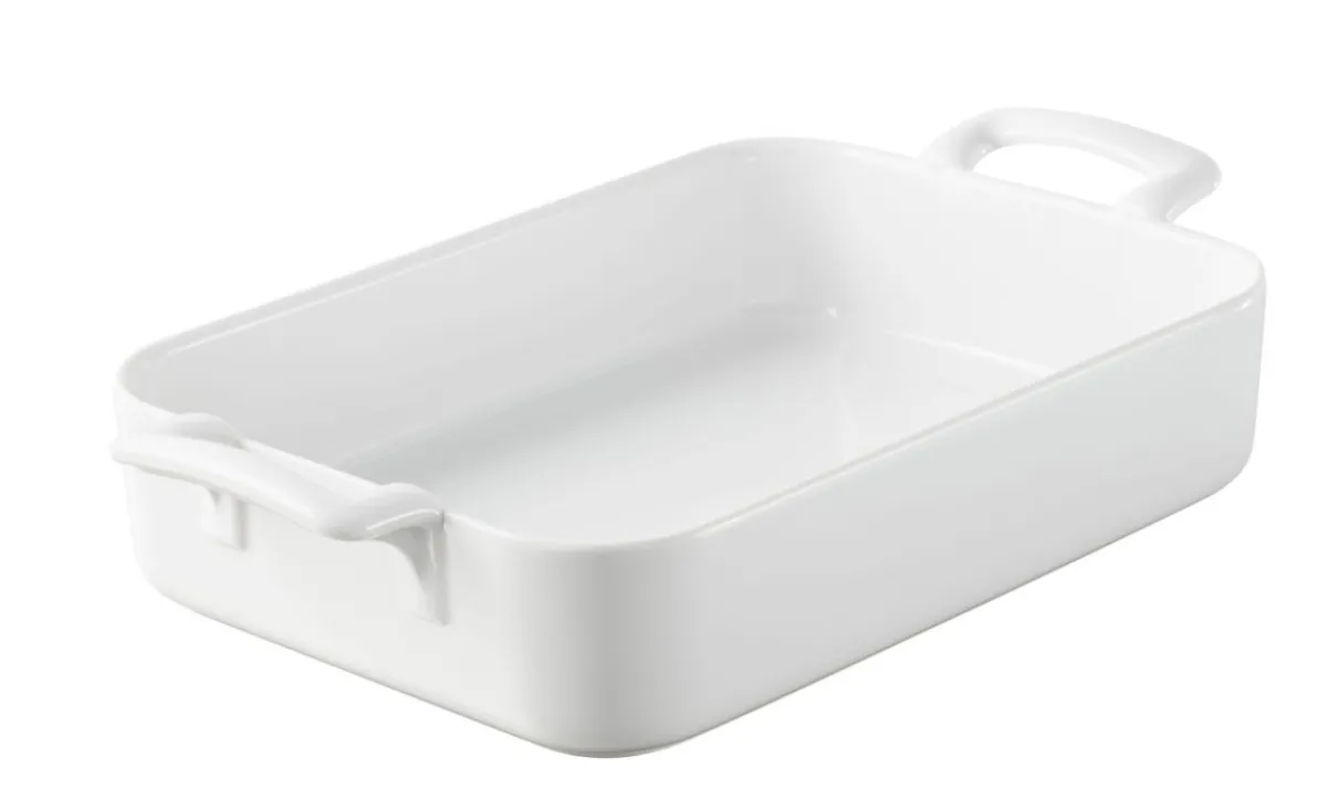 REVOL Plat rectangulaire blanc porcelaine culinaire 26x18,5 cm Belle Cuisine Sale