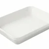 Plat rectangulaire blanc porcelaine culinaire 28x21 cm Les Essentiels - REVOL Sale