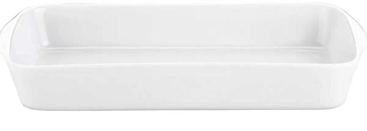 Plat rectangulaire blanc porcelaine culinaire 39,7x22,2 cm - PILLIVUYT New