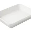REVOL Plat rectangulaire blanc porcelaine culinaire 34,5x26 cm Les Essentiels Hot