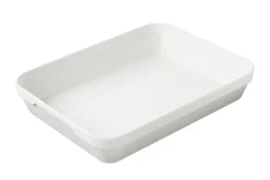 REVOL Plat rectangulaire blanc porcelaine culinaire 34,5x26 cm Les Essentiels Hot