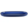 Plat rectangulaire bleu porcelaine vitrifiée 30,2 cm stone Ease - RAK Clearance
