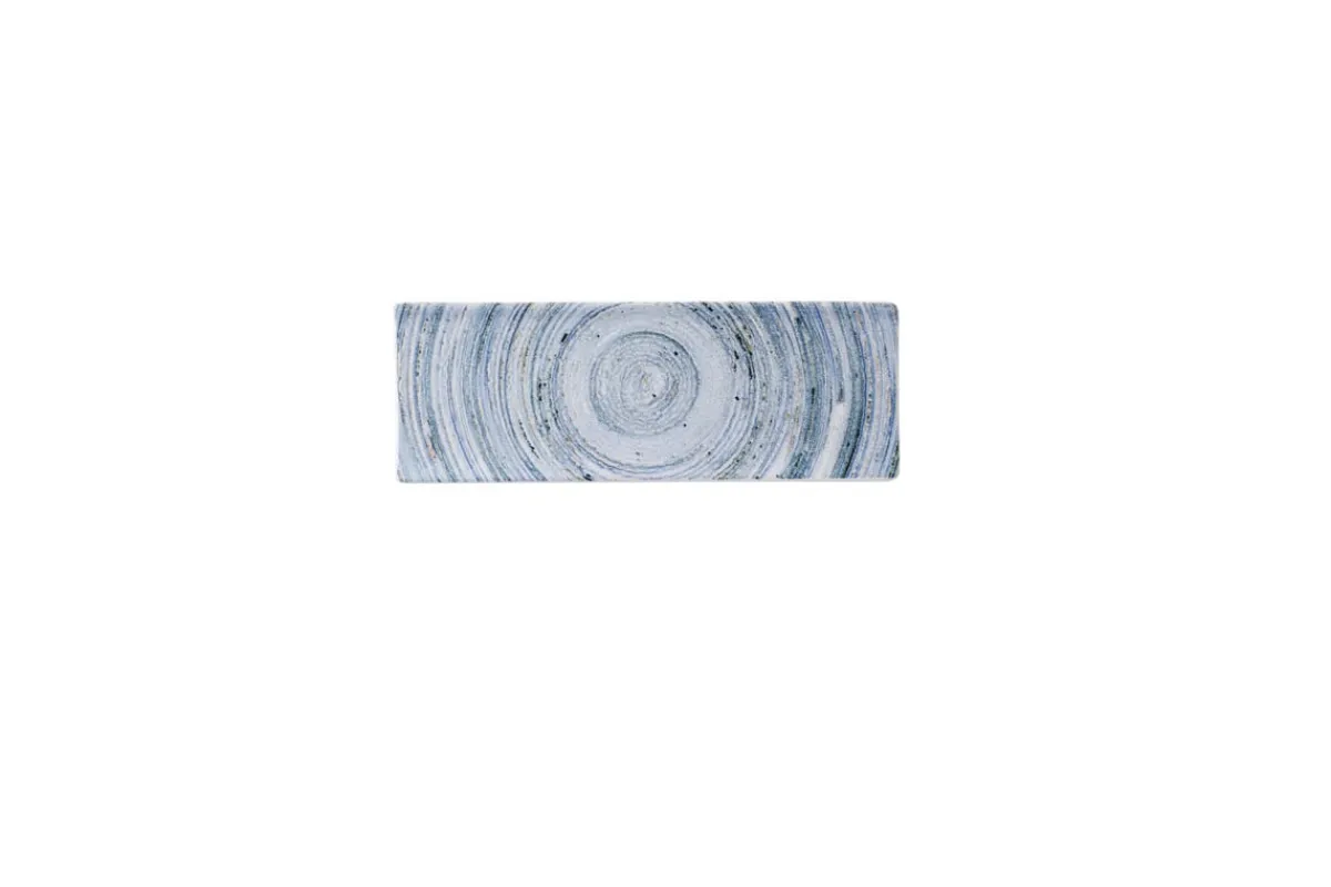 CHURCHILL Plat rectangulaire bleu porcelaine vitrifiée 8,8 cm Elements Coast Best