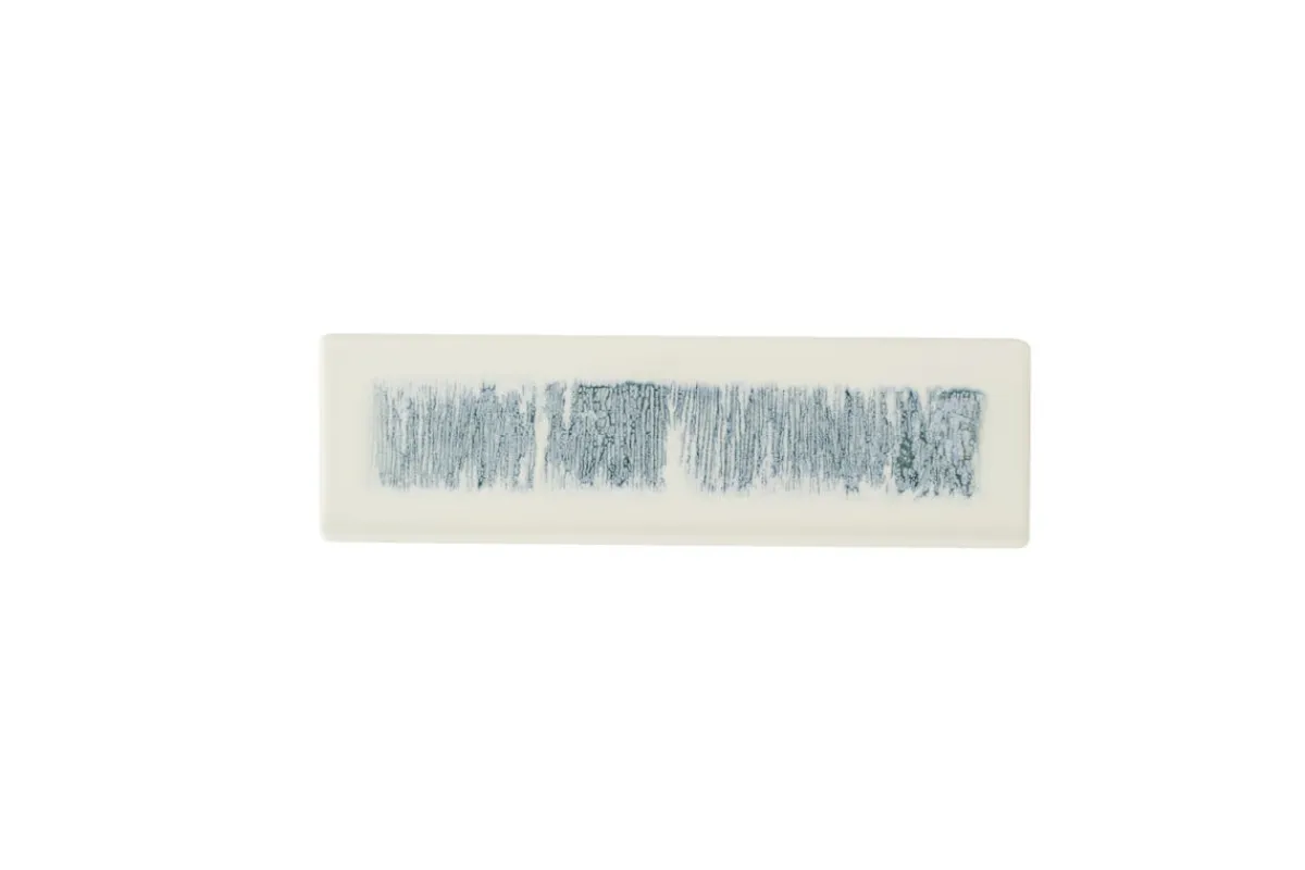 CHURCHILL Plat rectangulaire Blue porcelaine vitrifiée 30 cm Lyra Outlet