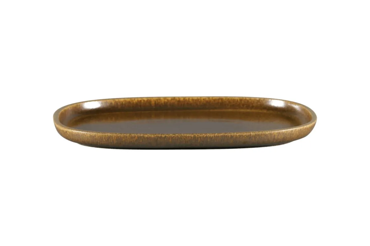 RAK Plat rectangulaire bronze porcelaine vitrifiée 33,2 cm stone Ease Best