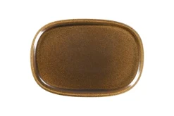 RAK Plat rectangulaire bronze porcelaine vitrifiée 33,2 cm stone Ease Best
