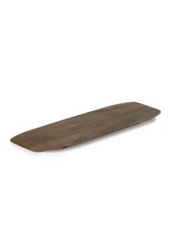 Plat rectangulaire brun noyer 35 cm Nido - SERAX New