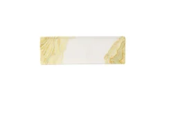 Plat rectangulaire Gold porcelaine vitrifiée 8,8 cm Tide - CHURCHILL Sale