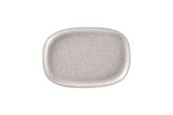 Plat rectangulaire gris porcelaine vitrifiée 26,1 cm stone Ease - RAK Sale