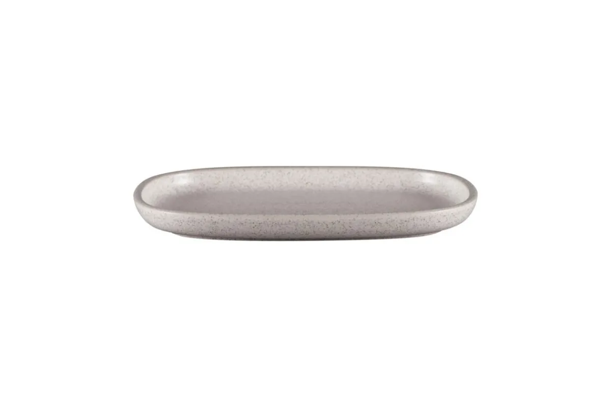 Plat rectangulaire gris porcelaine vitrifiée 26,1 cm stone Ease - RAK Sale