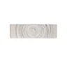 CHURCHILL Plat rectangulaire gris porcelaine vitrifiée 8,8 cm Elements Dune Outlet