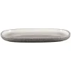 Plat rectangulaire gris porcelaine vitrifiée 30,2 cm stone Ease - RAK Discount
