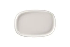 Plat rectangulaire gris porcelaine vitrifiée 30,2 cm stone Ease - RAK Discount