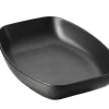 Plat rectangulaire noir porcelaine culinaire 20,7 cm Club - REVOL Hot